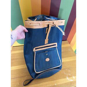 Cleo vintage blue backpack camping travelling bag